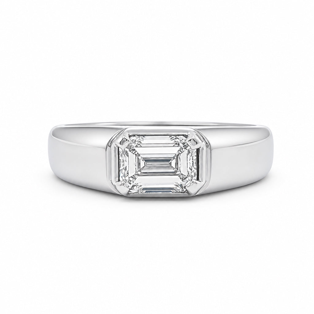 Anillo para hombre con diamante lab-grown 1.05 ct