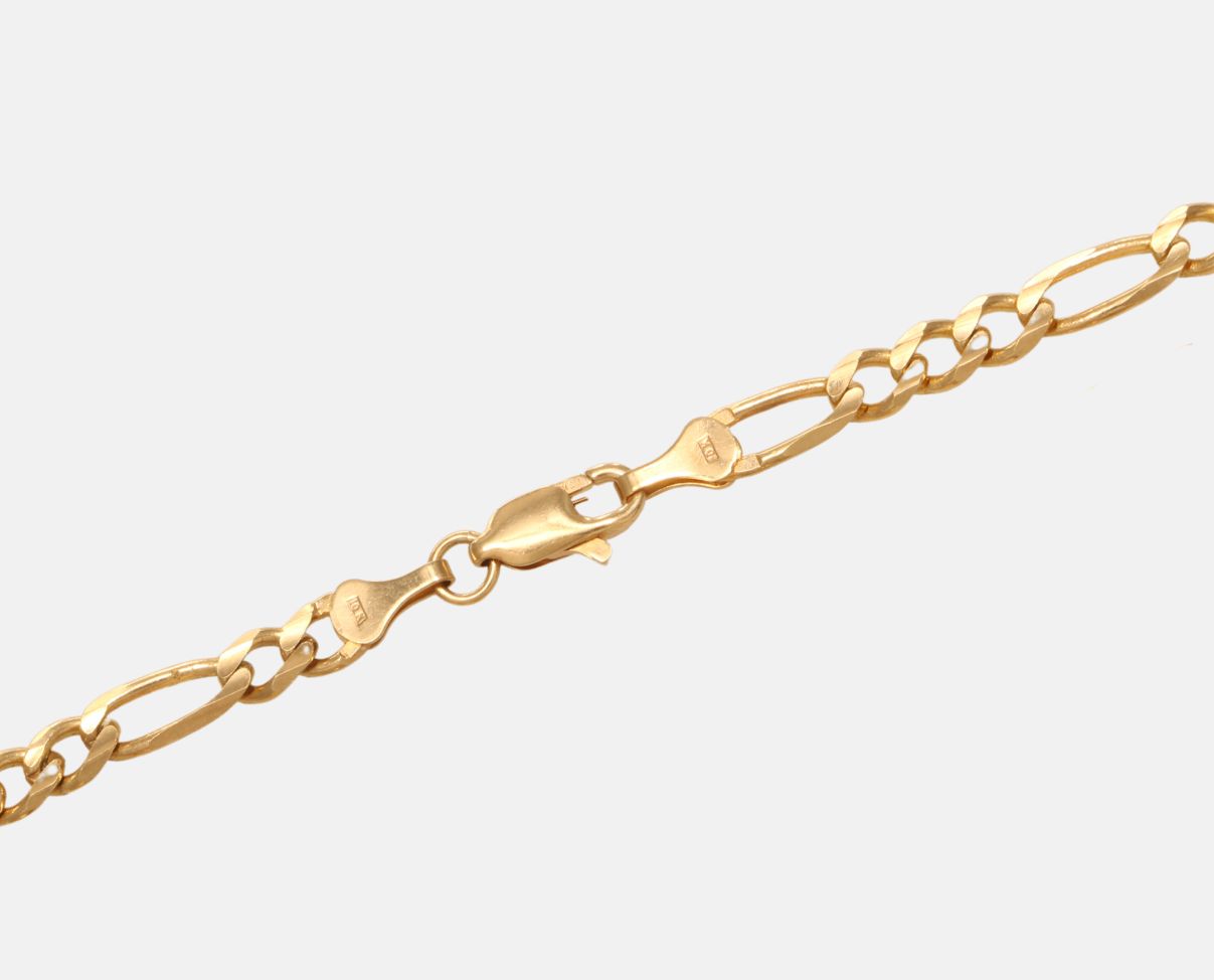 Cadena clásica tejido figaro ancho 5 mm