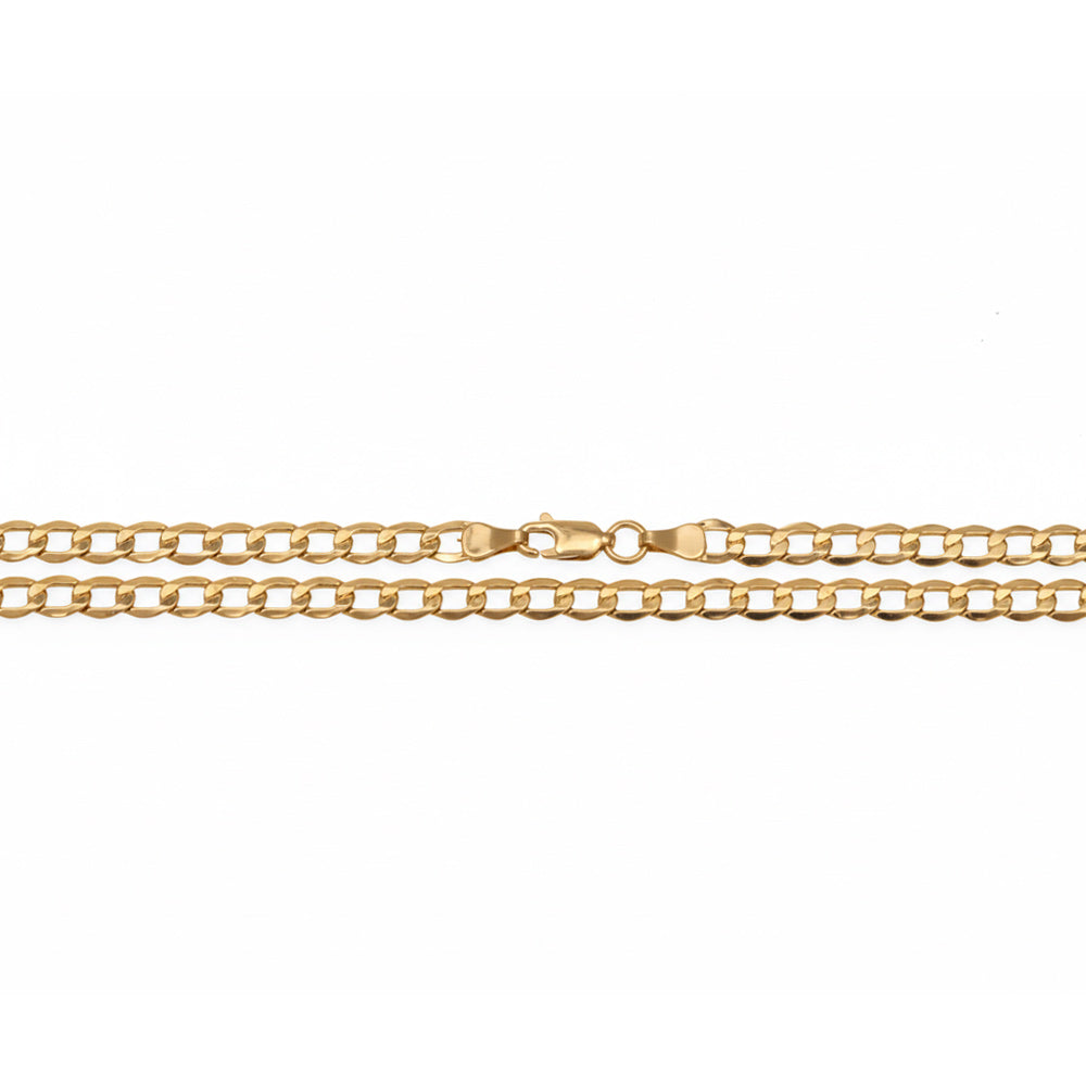 Cadena clásica tejido barbado ancho 5 mm