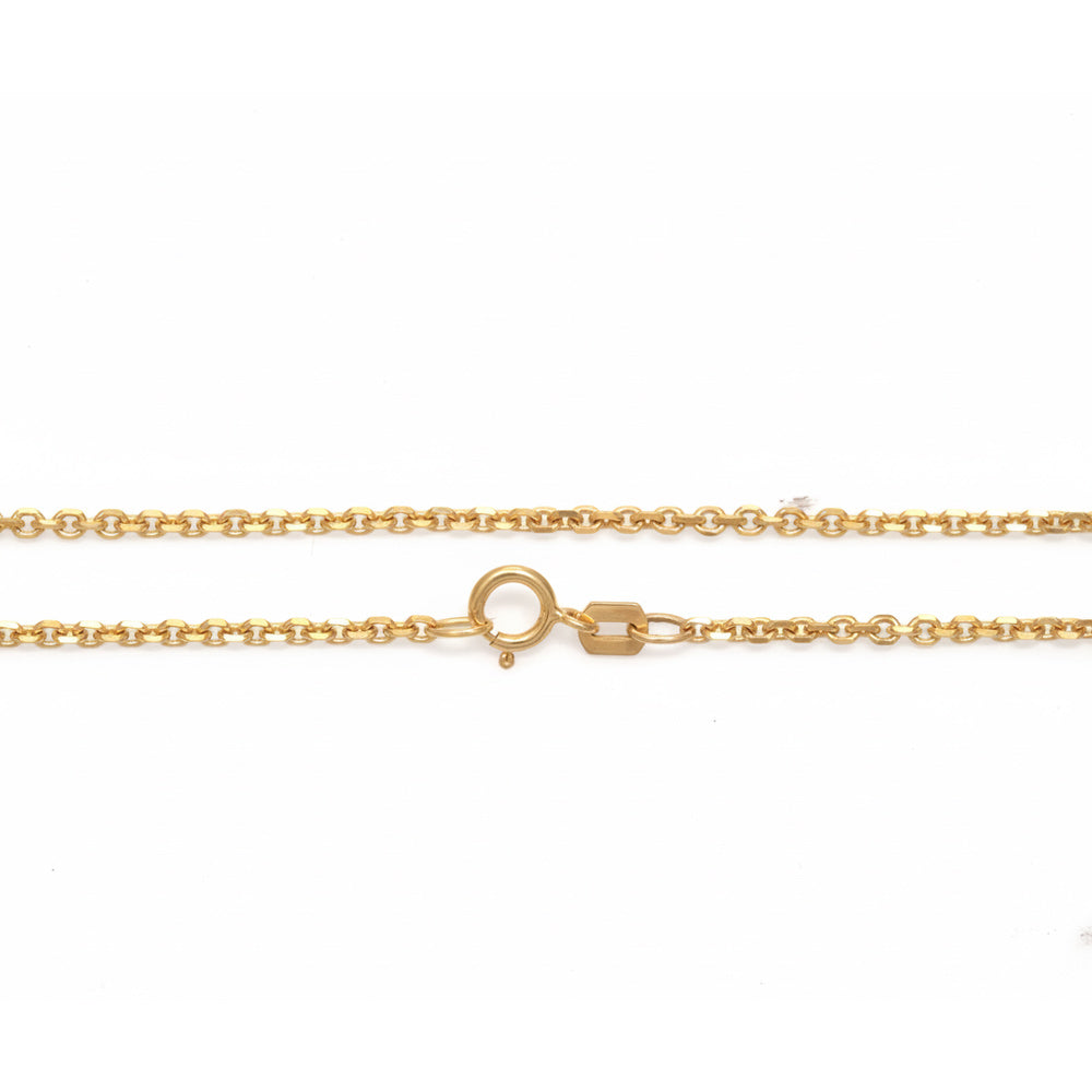 Cadena delgada tejido rolo ancho 1 mm ideal para dije ligero