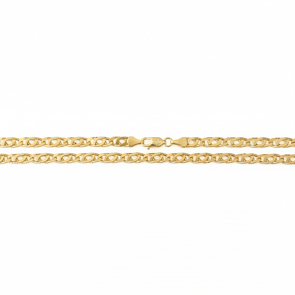 Cadena tejido ojo de pájaro ancho 4 mm