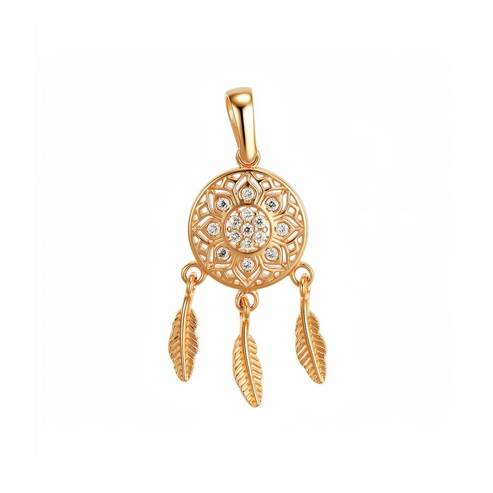 Dije atrapasueños con circonia