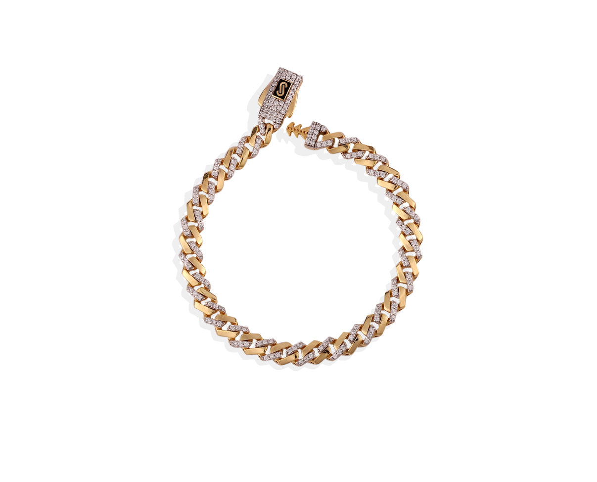 Esclava Monaco Chain estilo edge con circonia