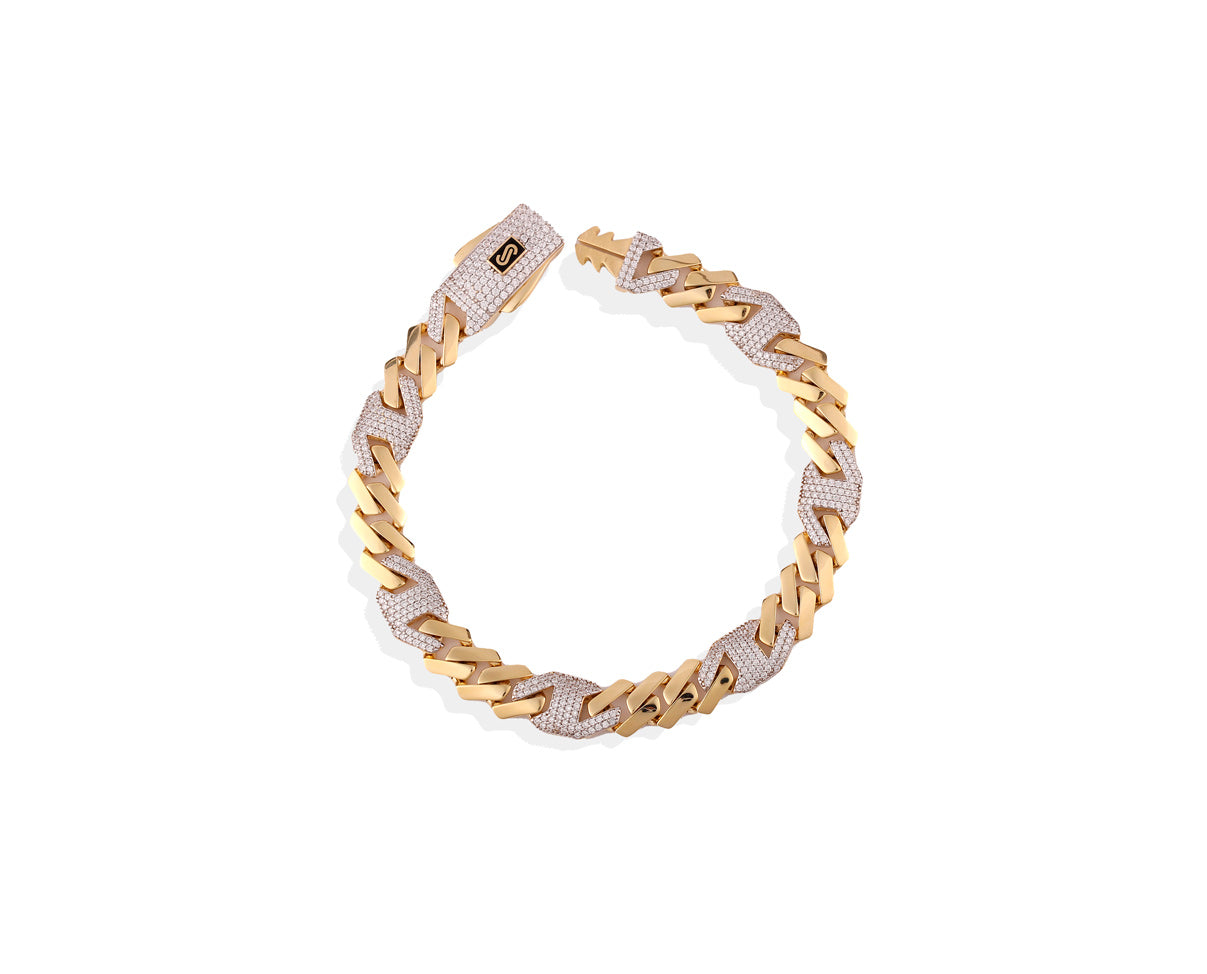 Esclava Monaco Chain estilo shade con circonia