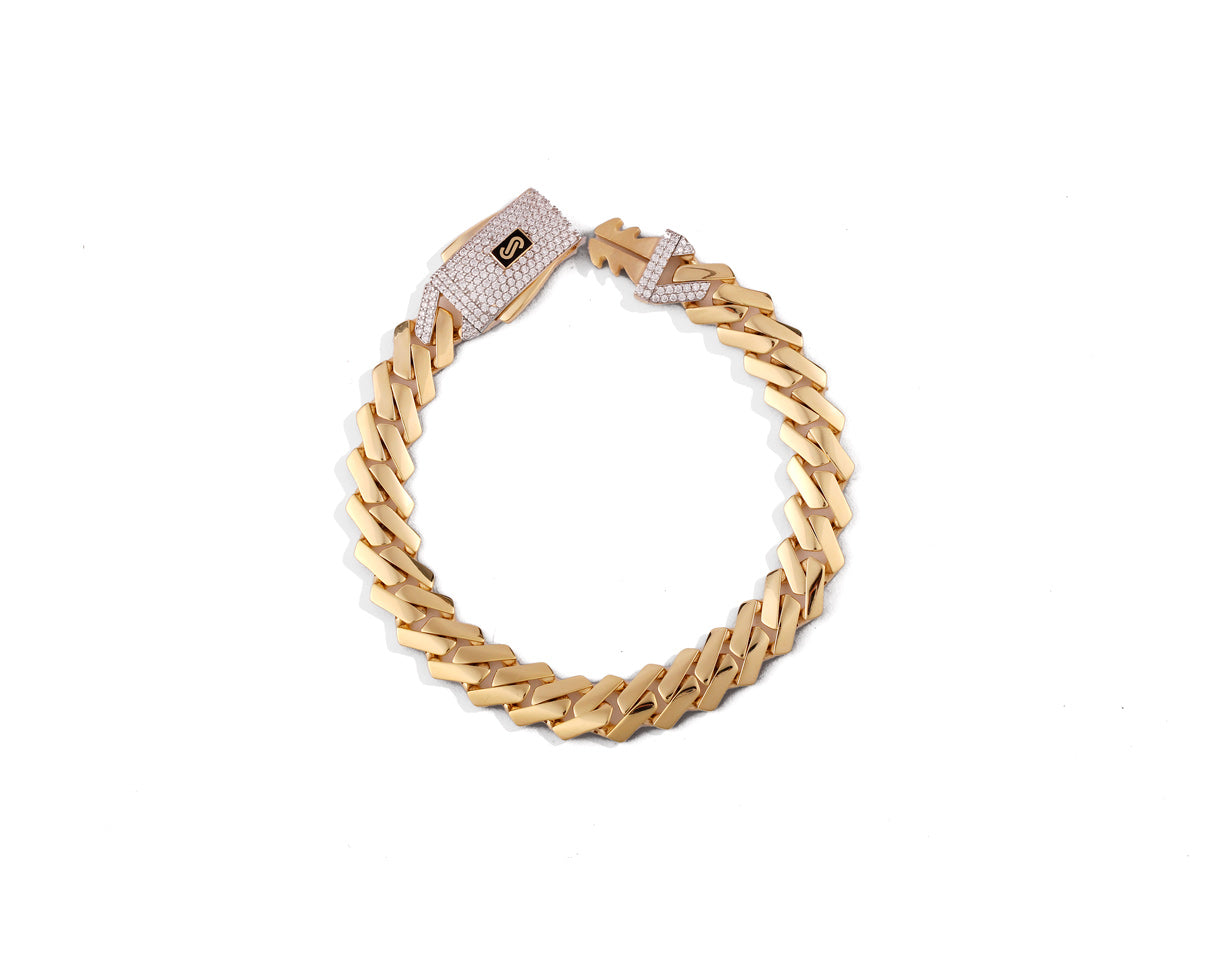 Esclava Monaco Chain estilo classic con circonia