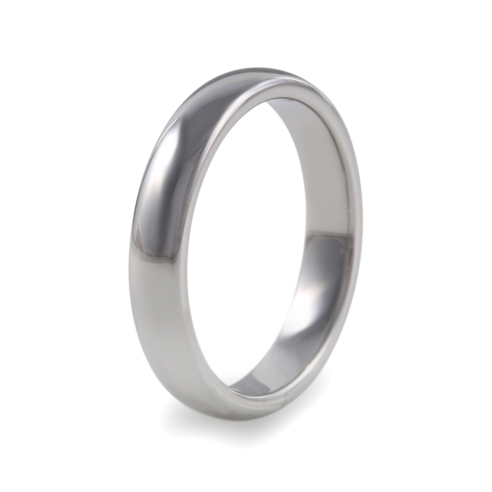 Argolla de matrimonio de tungsteno ancho 4 mm