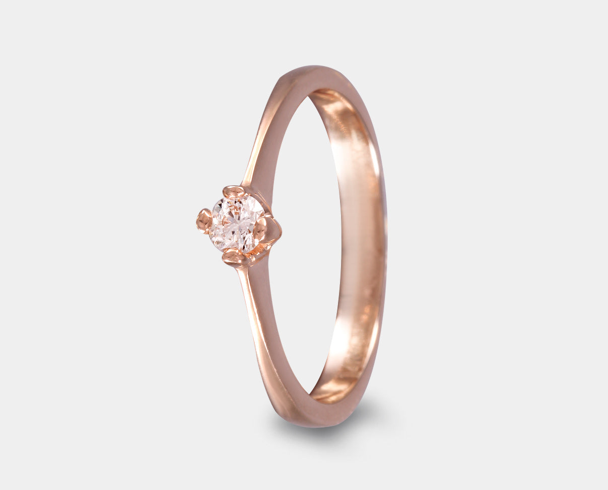 anillo de compromiso con diamante. anillo solitario con diamante. anillo de promesa con diamante.